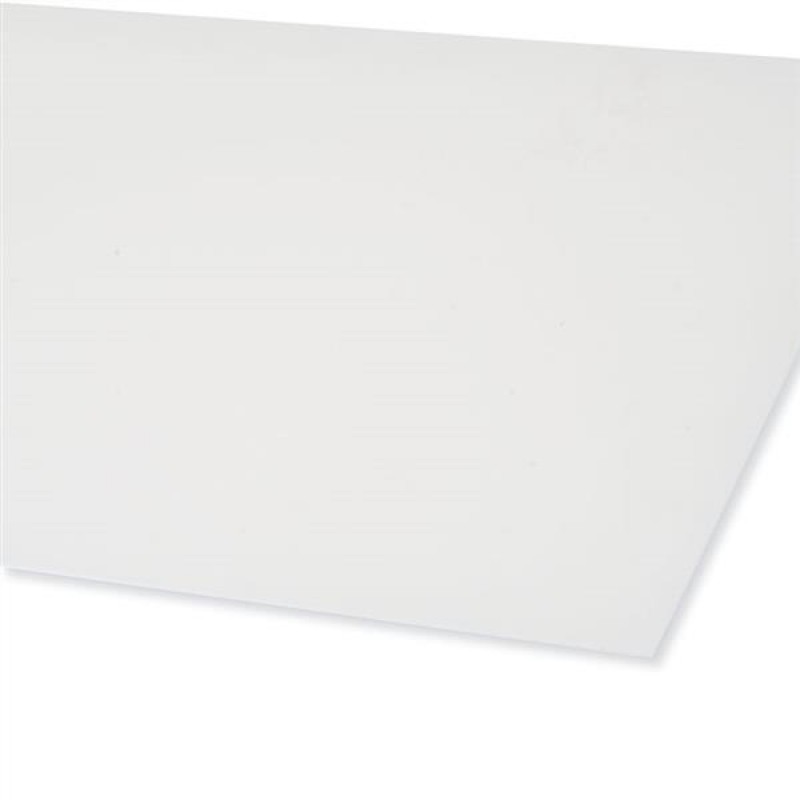 ΠΛΑΣΤΙΚΑ ΦΥΛΛΑ Λευκά από Παλυστερόλη 50 x 35 x 0,1 cm